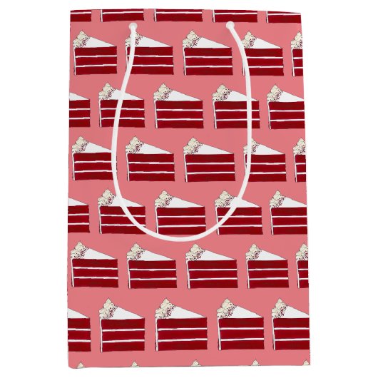 Südliche Brotbäckerei mit rotem Velvet Mittlere Geschenktüte (Vorderseite)