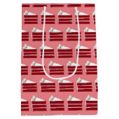 Südliche Brotbäckerei mit rotem Velvet Mittlere Geschenktüte (Rückseite)