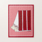 Südliche Brotbäckerei mit rotem Velvet Puzzle (Vertikal)