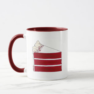 Südliche Brotbäckerei mit rotem Velvet Tasse
