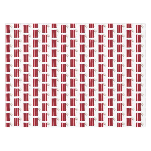 Südliche Brotbäckerei mit rotem Velvet Tischdecke (Vorderseite (Horizontal))