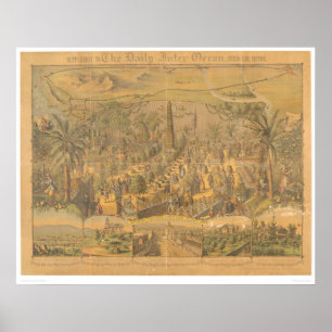 Südliche CA-Zitrusfrucht angemessen, Chicago, IL. Poster