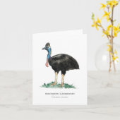 Südliche Cassowary-Faltkarte Karte (Gelbe Blume)