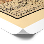 Südliche Dakota Eisenbahnkarte 1892 Poster (Ecke)