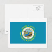 Südliche Dakota-Flagge Postkarte (Vorne/Hinten)