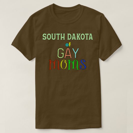 Südliche Dakota homosexueller Mamas T-Shirt (Design vorne)
