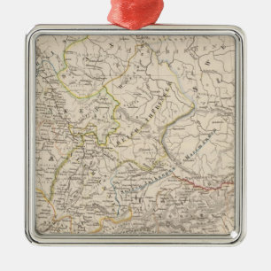 Südliche Donauländer Silbernes Ornament