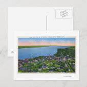 Südliche Ebene der Stadt Postkarte (Vorne/Hinten)
