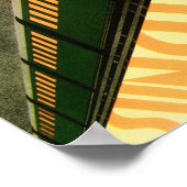 Südliche Eisenbahn Vintages Art Deco Poster (Ecke)