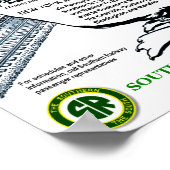 Südliche Eisenbahnverbindung Poster (Ecke)