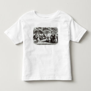 Südliche Flüchtlinge, die im Holz lagern Kleinkind T-shirt