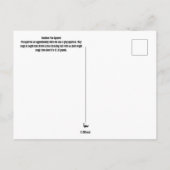 Südliche Fox-Eichhörnchen-Postkarte Postkarte (Rückseite)