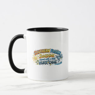 Südliche Fusion Sonnenschein Hurrikan Sassy Doppel Tasse