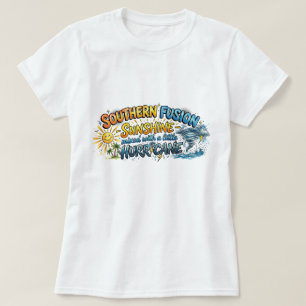 Südliche Fusion Sonnenschein Hurrikan Sassy Tropis T-Shirt