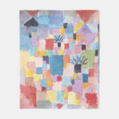 Südliche Gärten von Paul Klee Fleecedecke (Vorderseite)