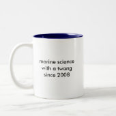 Südliche gebratene Wissenschafts-Krabbe Pickin Zweifarbige Tasse (Links)