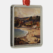 Südliche/Great Western Bahnstrand-Szene Ornament Aus Metall (Rechts)