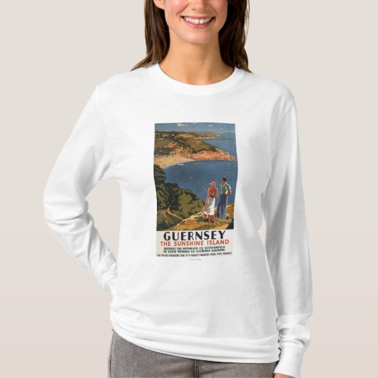 Südliche/Great Western Schienen-Paare auf Klippe T-Shirt (Vorderseite)