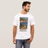Südliche/Great Western Schienen-Paare auf Klippe T-Shirt (Vorne ganz)
