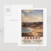 Südliche/Große Western Bahnhofsszene Postkarte (Vorne/Hinten)