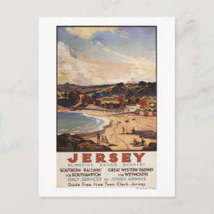 Südliche/Große Western Bahnhofsszene Postkarte