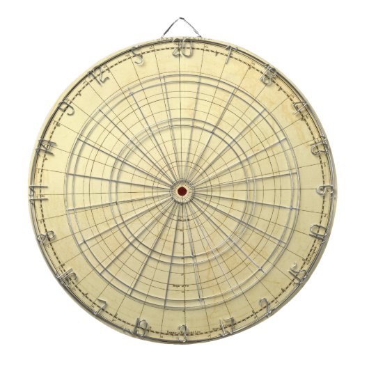 Südliche Hemisphäre-Kontur Dartscheibe (vorne)