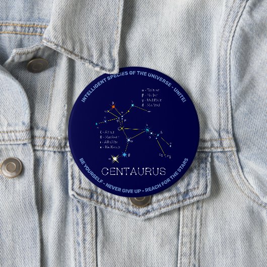 Südliche Hemisphäre Sternbild Centaurus Button (Beispiel)
