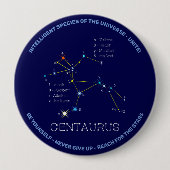 Südliche Hemisphäre Sternbild Centaurus Button (Vorderseite)