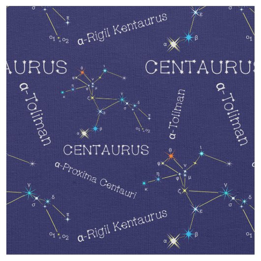 Südliche Hemisphäre Sternbild Centaurus Stoff (Nahaufnahme)