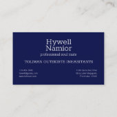 Südliche Hemisphäre Sternbild Centaurus Visitenkarte (Rückseite)