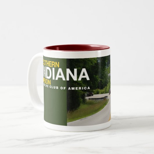 Südliche Indiana-Region, PCA Zweifarbige Tasse (Vorderseite Links)