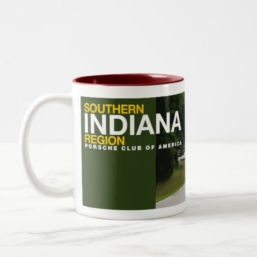 Südliche Indiana-Region, PCA Zweifarbige Tasse (Links)