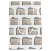 Südliche Kokosnuss Zuckerguss Schicht Kuchen Slice Mittlere Geschenktüte (Rückseite)