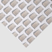 Südliche Kokosnuss Zuckerguss Schicht Kuchen Slice Seidenpapier (Ausschnitt)