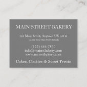 Südliche Kokosnuss Zuckerguss Schicht Kuchen Slice Visitenkarte (Rückseite)