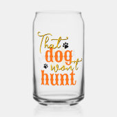 Südliche Küche, die Hund nicht jagen Zitat gelb Dosenglas (Vorderseite)