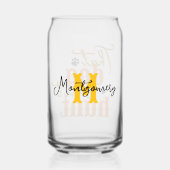 Südliche Küche, die Hund nicht jagen Zitat gelb Dosenglas (Rückseite)