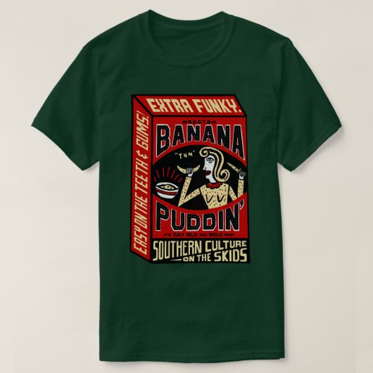 Südliche Kultur auf der Banana Puddin am Himmel T-Shirt (Design vorne)