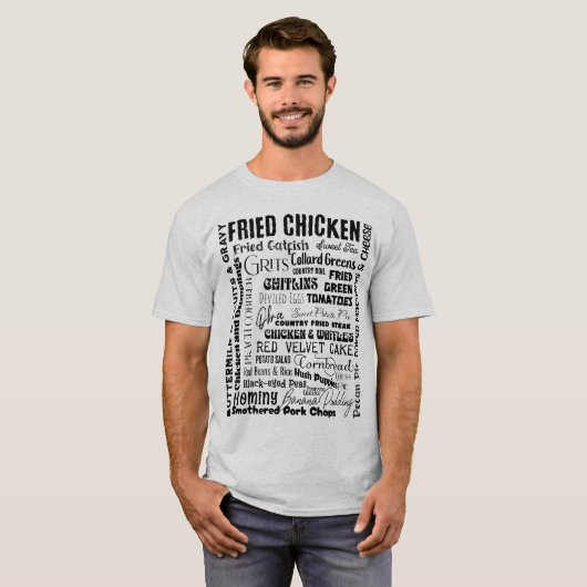 Südliche Lebensmittel T-Shirt (Vorne ganz)