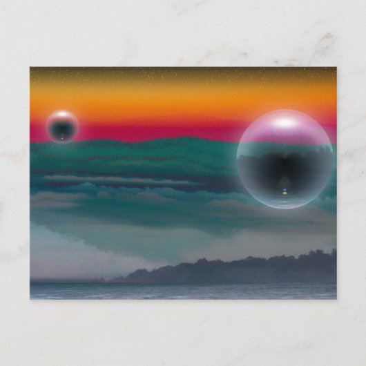 Südliche Luft Postkarte (Vorderseite)