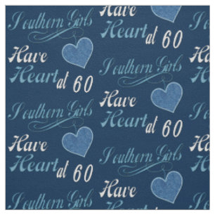 Südliche Mädchen Herz 60. Stoff