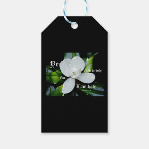 Südliche Magnolie mit Levitikus 11,44 Geschenkanhänger