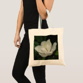 Südliche Magnolien-Blüte Tragetasche (Vorderseite (Produkt))