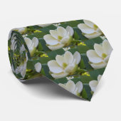 Südliche Magnolien-im Garten arbeitensommer Krawatte (Gerollt)