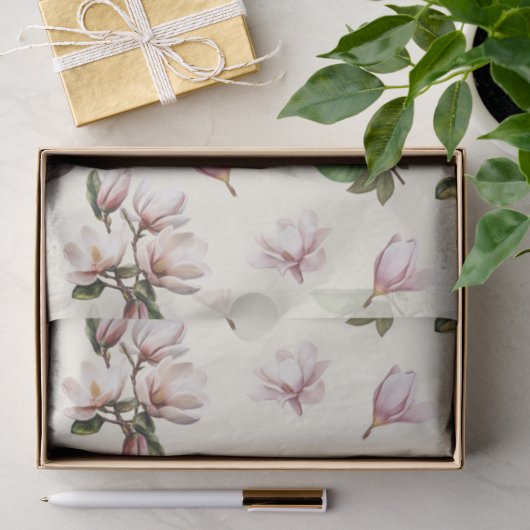 Südliche Magnolienblüten Seidenpapier (Geschenk)