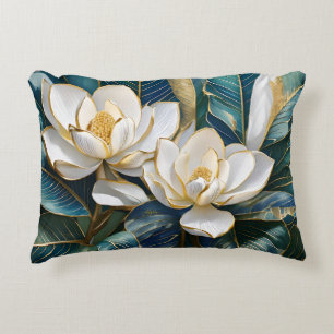 Südliche Magnolienkunst Dekokissen