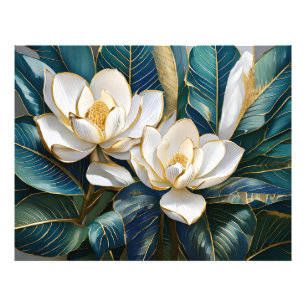 Südliche Magnolienkunst Fotodruck