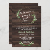 Südliche nichts Extravagant nur Liebe Elopation Einladung (Vorne/Hinten)