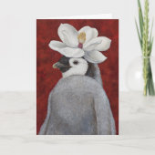 Südliche Pinguin Weihnachtskarte Feiertagskarte (Vorderseite)