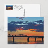 Südliche Postkarte (Vorne/Hinten)